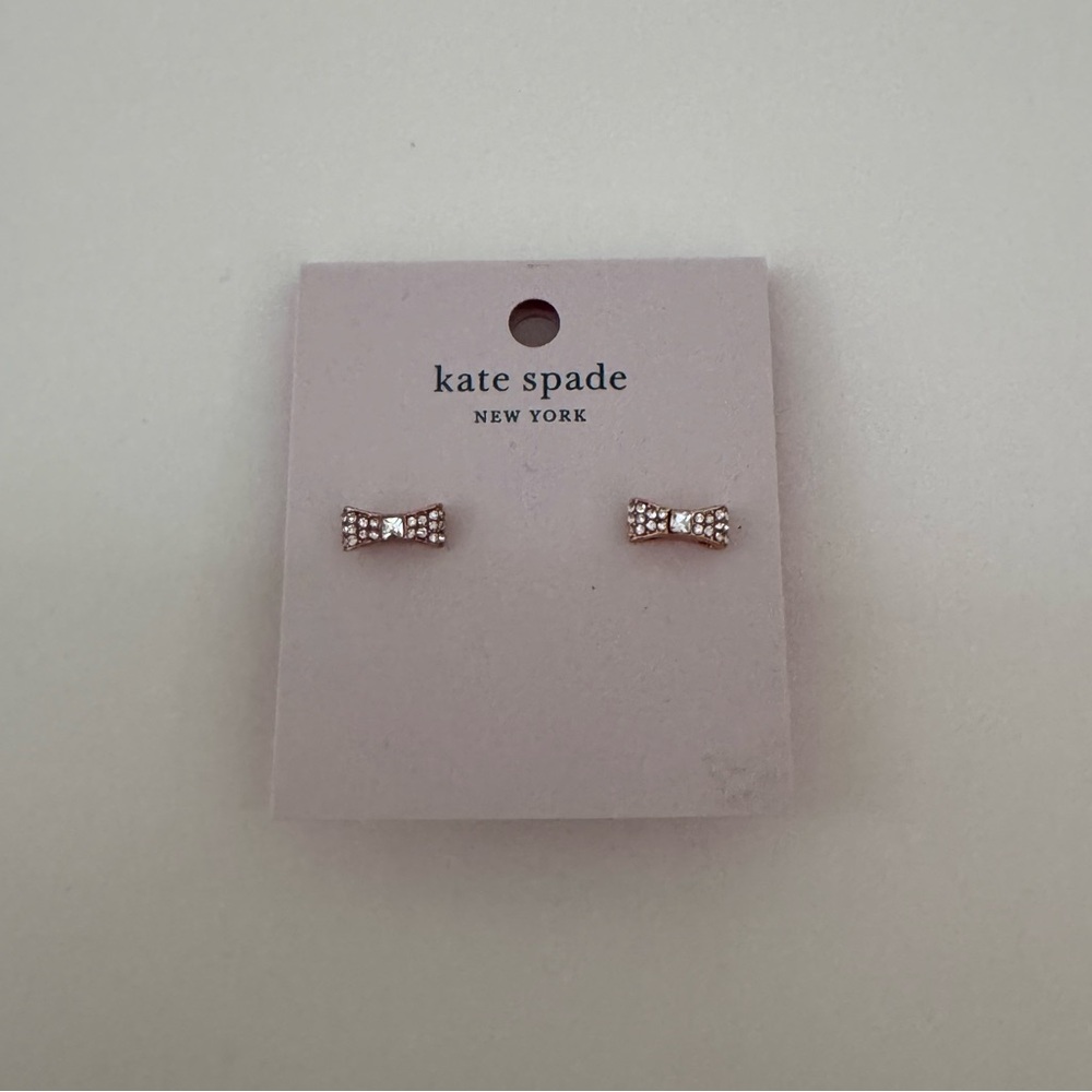 Kate Spade Ready Set Bow Pave Bow Studs